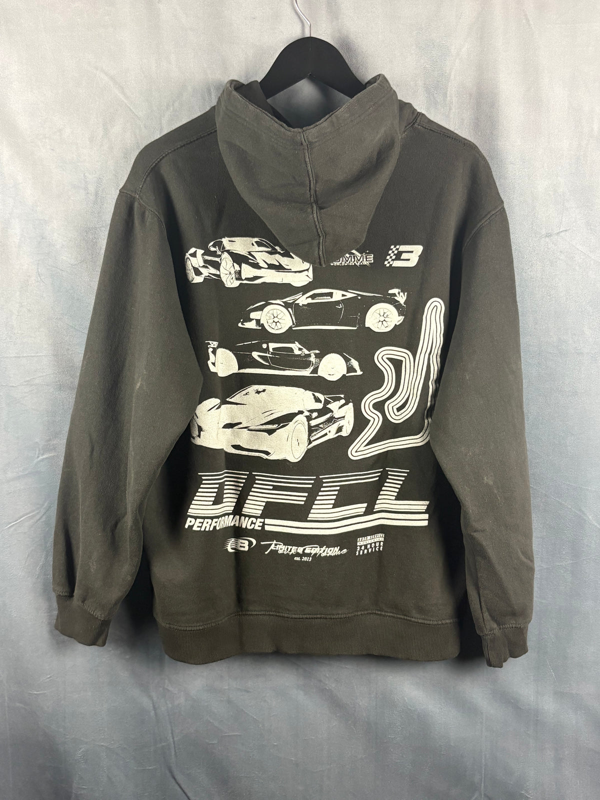 Boohoo MAN Zip Up Hoodie Size XL