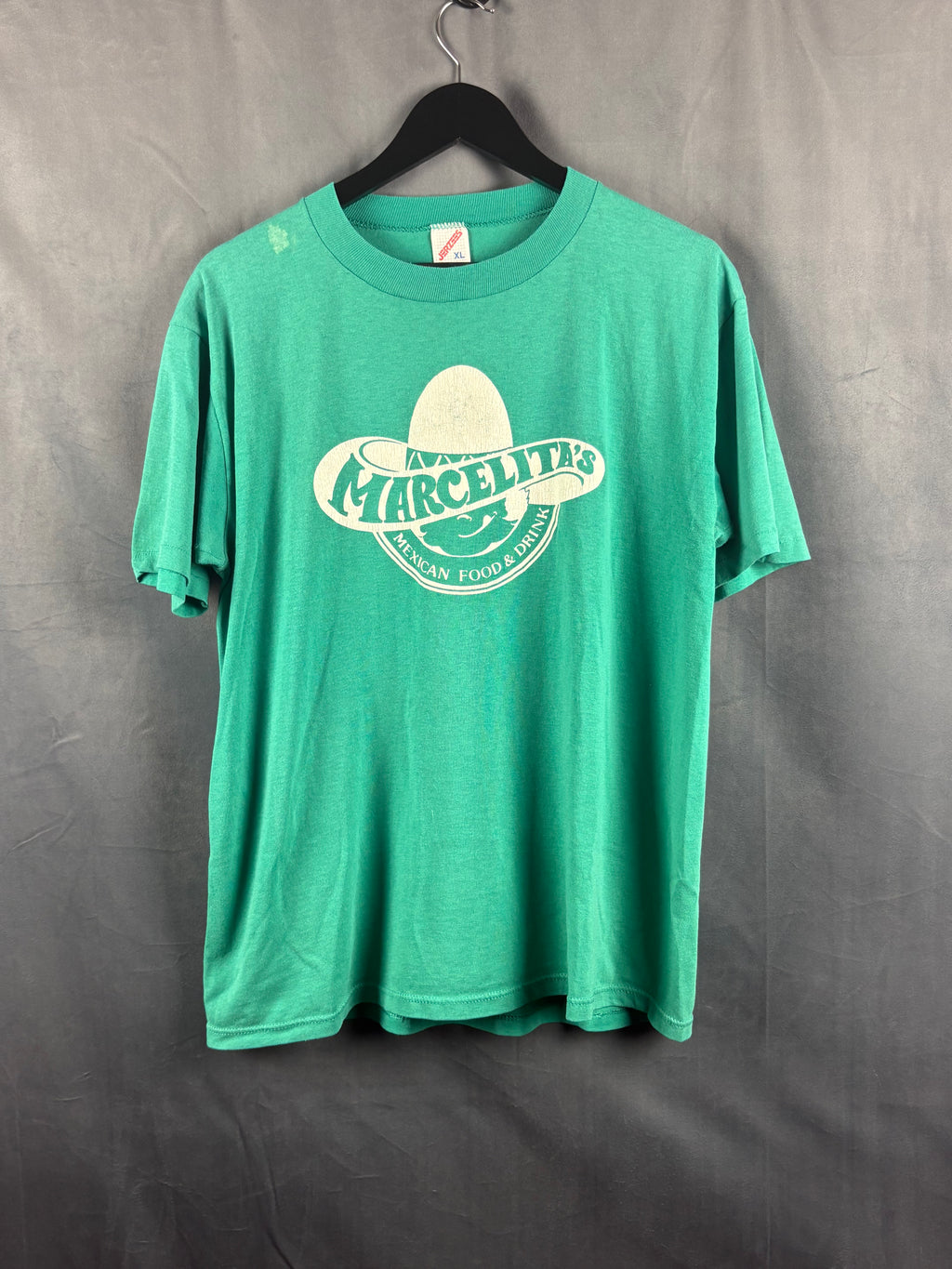 Marcelita’s Shirt “Mexican Food and Drink” Size XL
